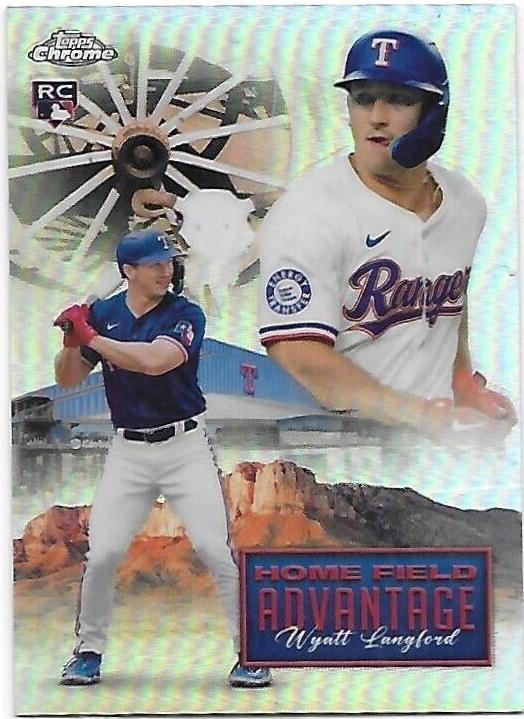 2024 Topps Topps Chrome #32 Wyatt Langford Hfa front