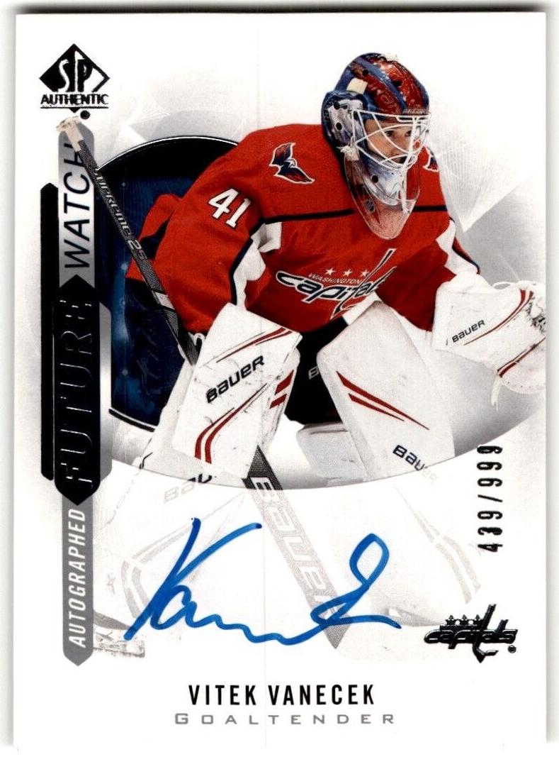 2020 SP Authentic Vitek Vanecek #181 card