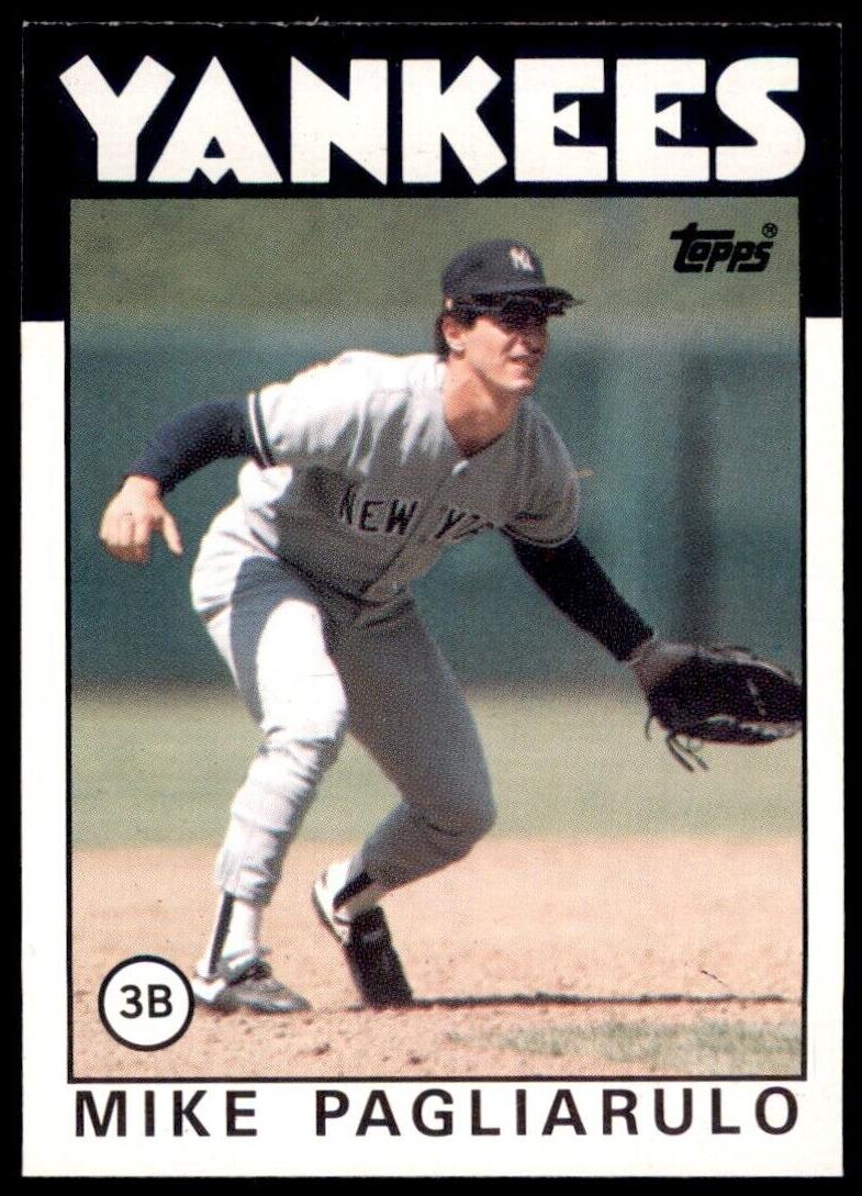 1986 Topps Mike Pagliarulo #327 card