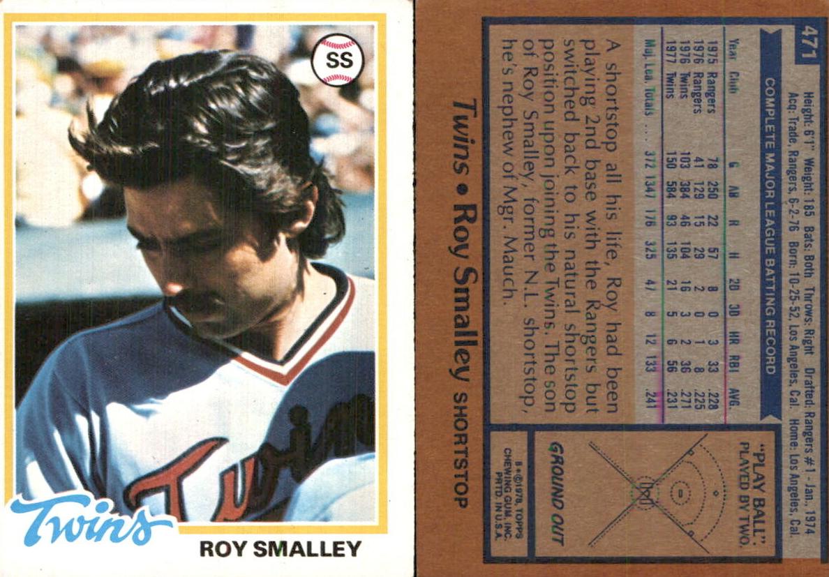 1978 Roy Smalley #471
