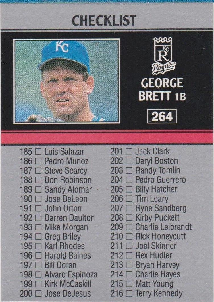 1991 George Brett #264