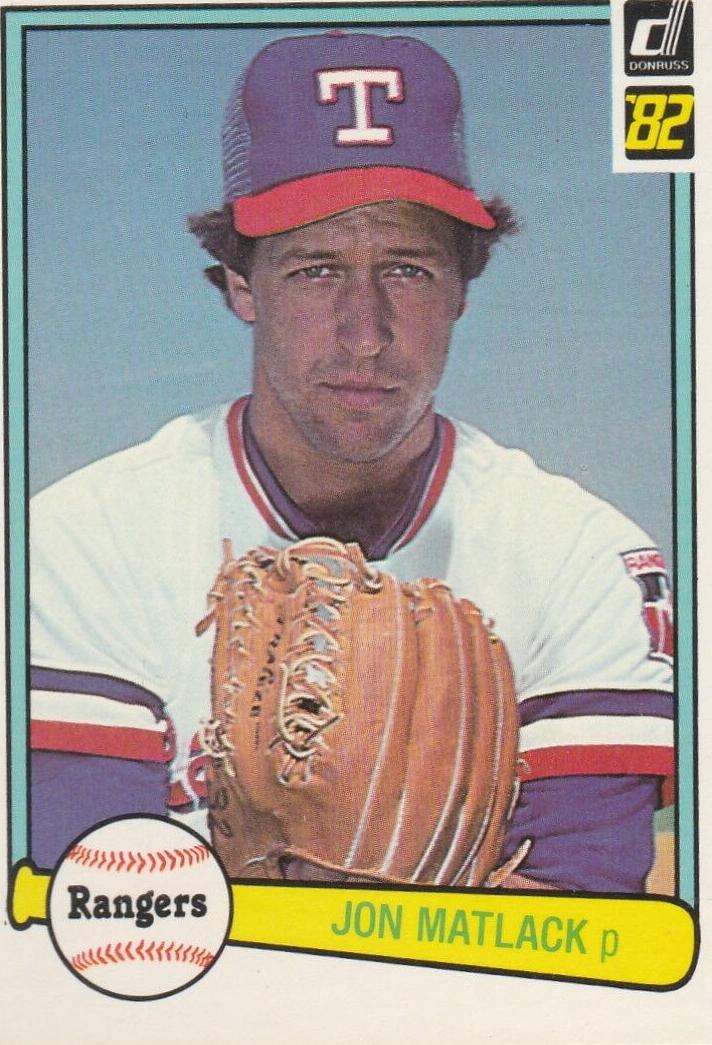1982 Donruss Jon Matlack #215 card