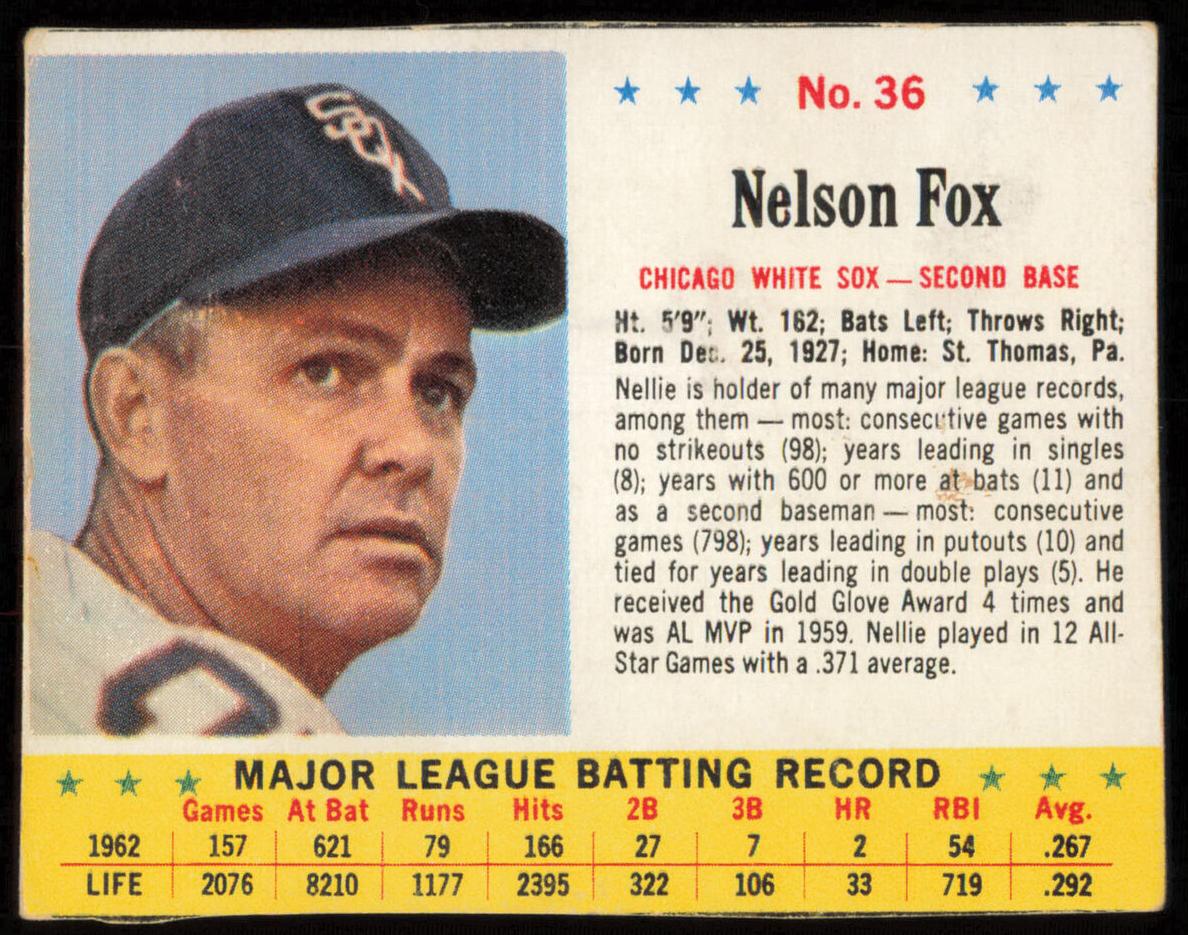 1963 Nellie Fox #36