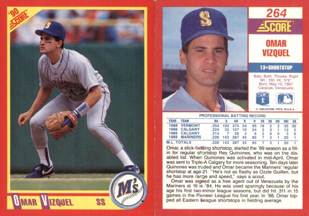 1990 Omar Vizquel #264