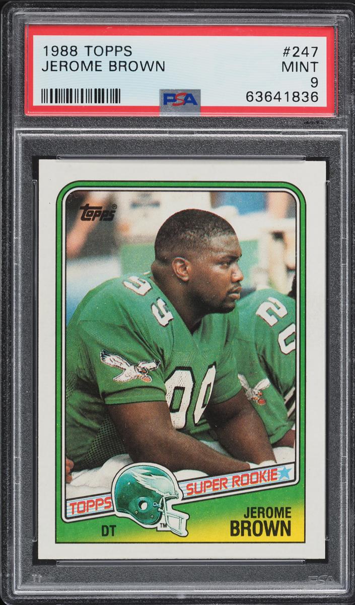 Jerome Brown 1988 Topps Football