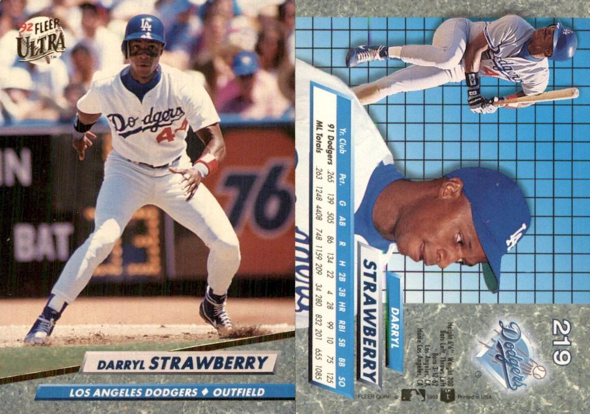 1992 Darryl Strawberry #219