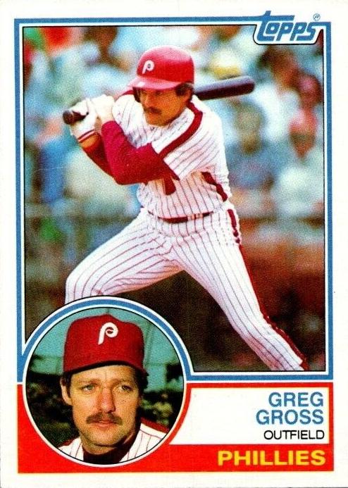 1983 Topps Greg Gross #279 card