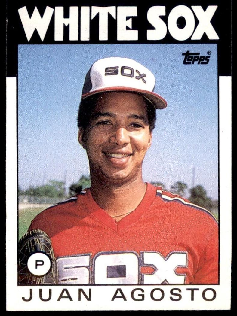 1986 Topps Juan Agosto #657 card