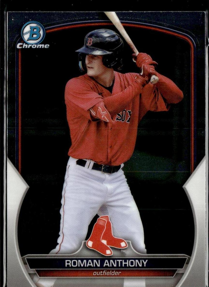 Roman Anthony 2023 Bowman Draft Chrome card