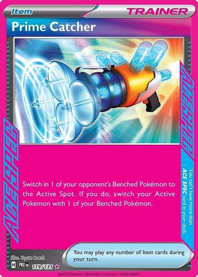 Prime Catcher 2025 Pokemon Scarlet & Violet Prismatic Evolutions