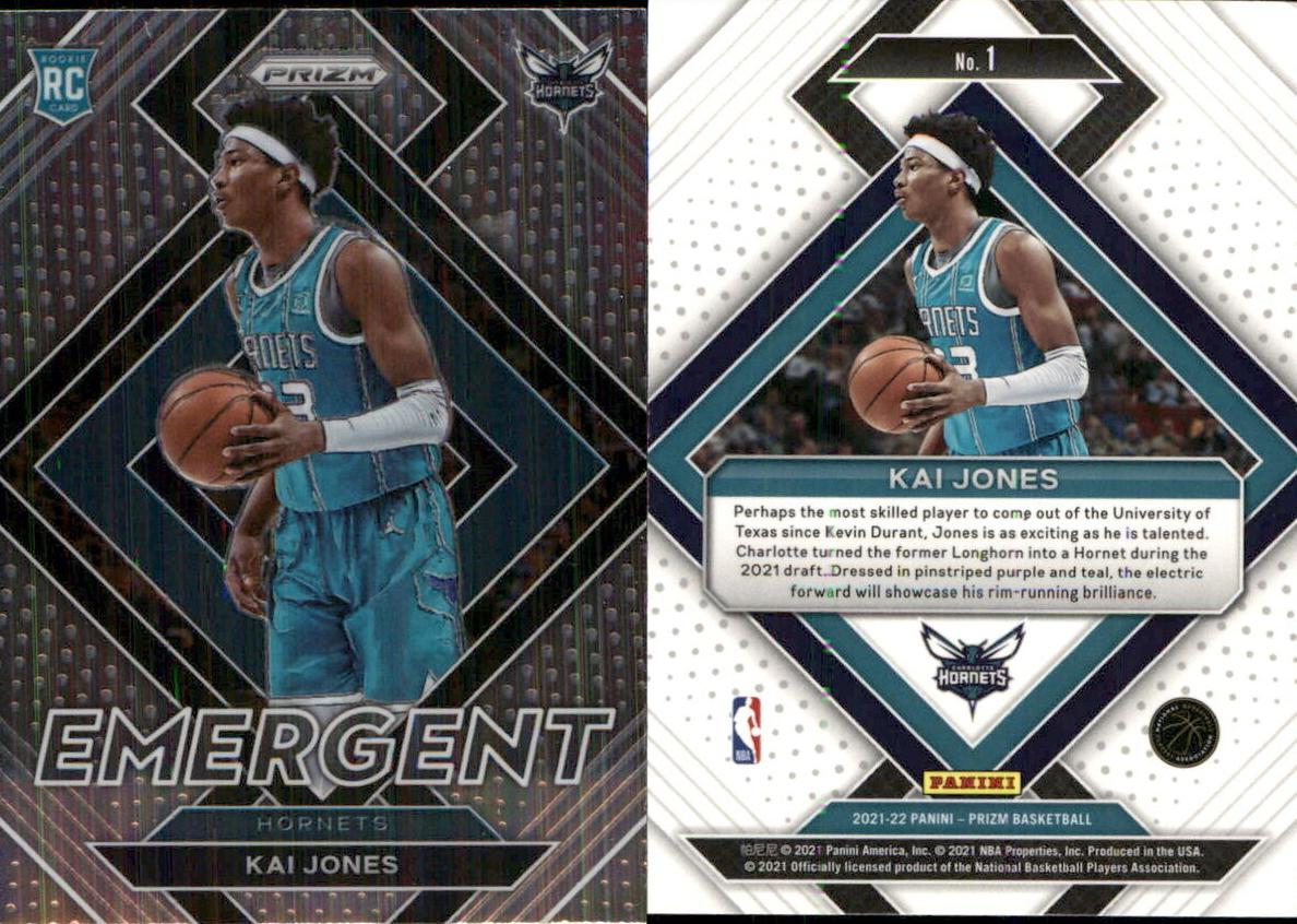 2021 Panini Prizm Kai Jones #1 card