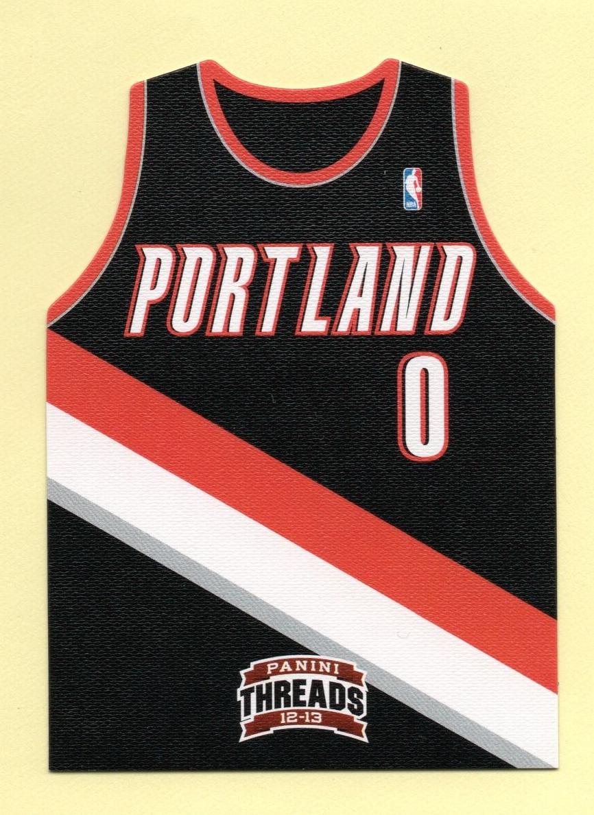 2012 Panini Threads Damian Lillard #12 card