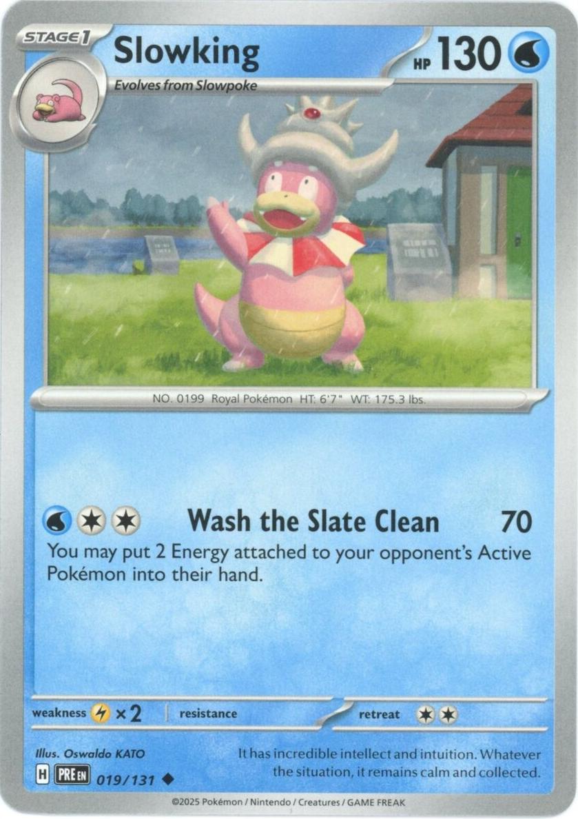 Slowking 2025 Pokemon Scarlet & Violet Prismatic Evolutions