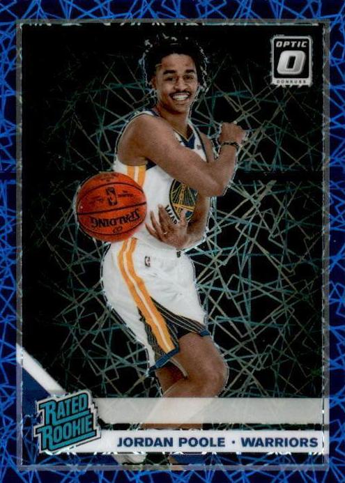 2019 Jordan Poole [Blue Velocity] #169
