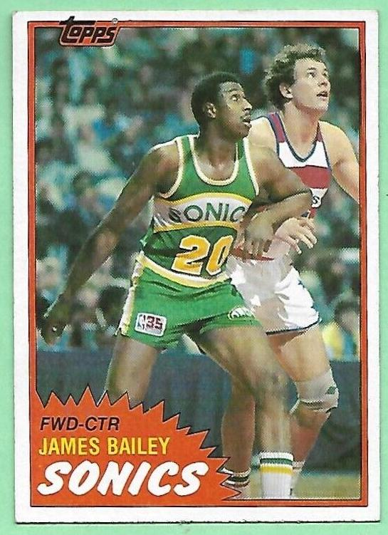 1981 James Bailey #96