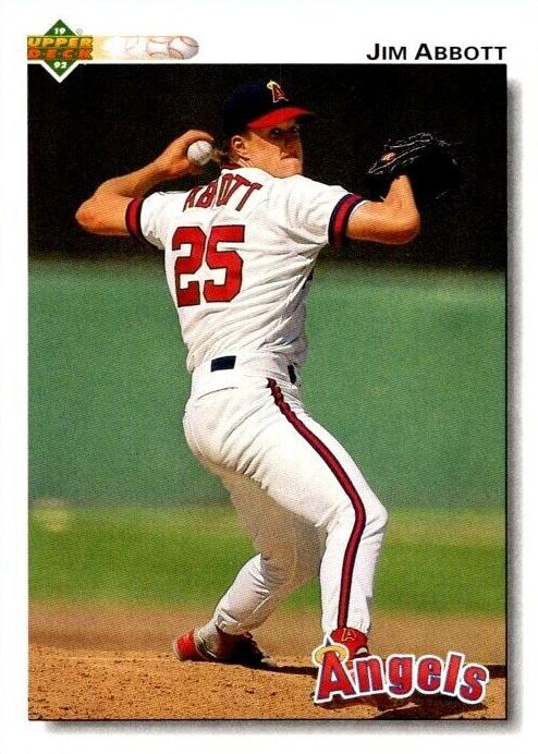 1992 Jim Abbott #325