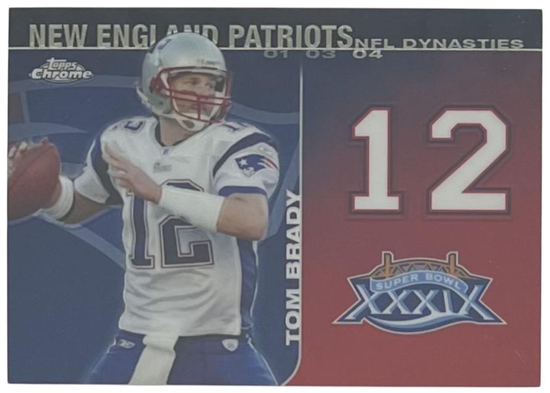 2008 Topps Chrome Tom Brady #DYNC-TB2 card
