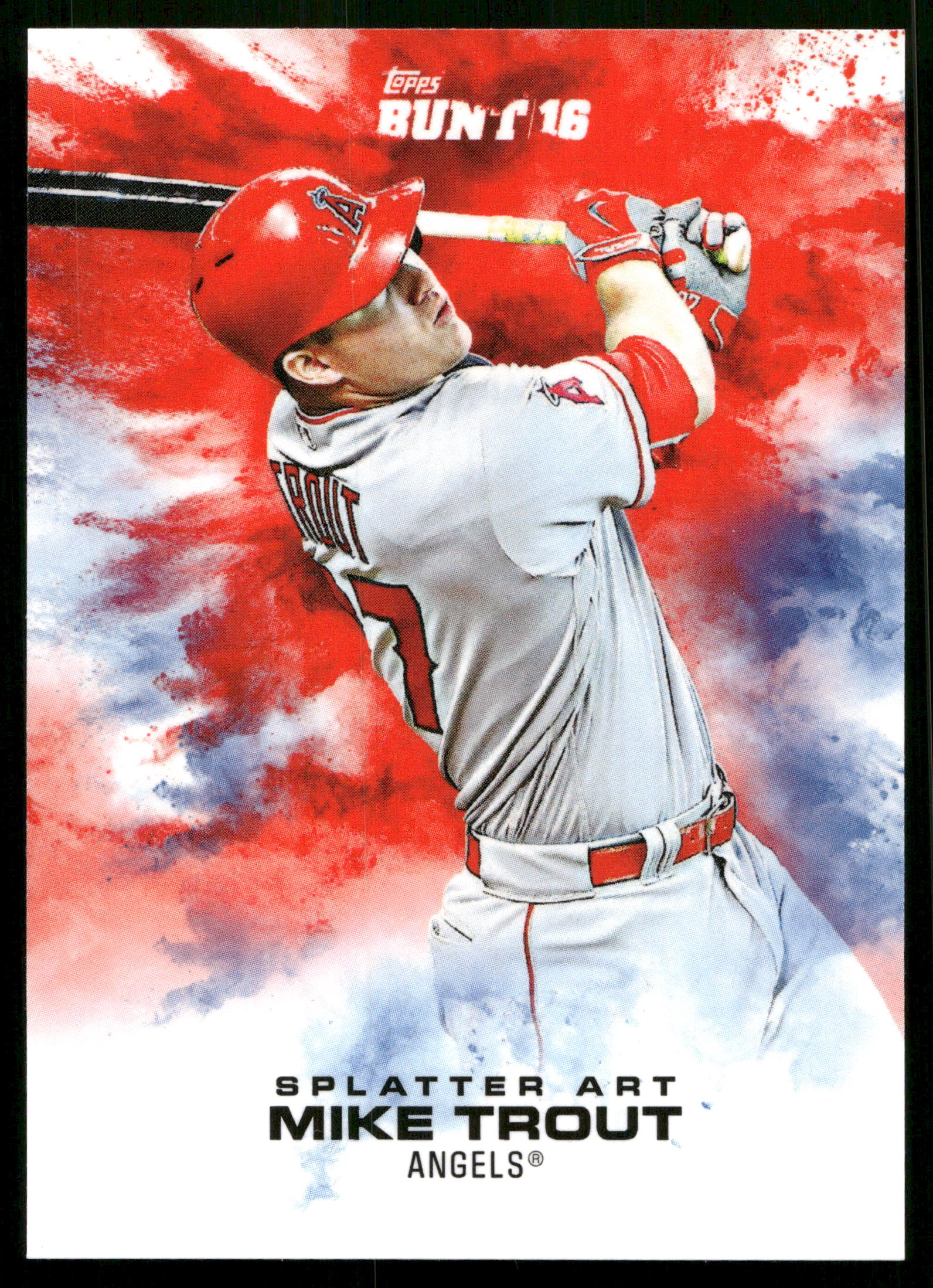 2016 Topps Bunt Crossover Baseball Mike Trout #2
