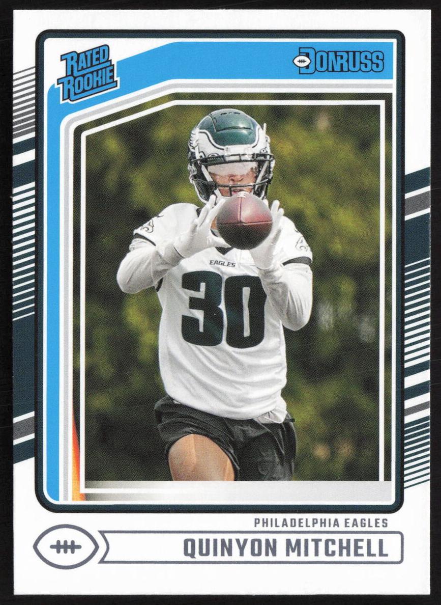 Quinyon Mitchell 2024 Donruss Football card
