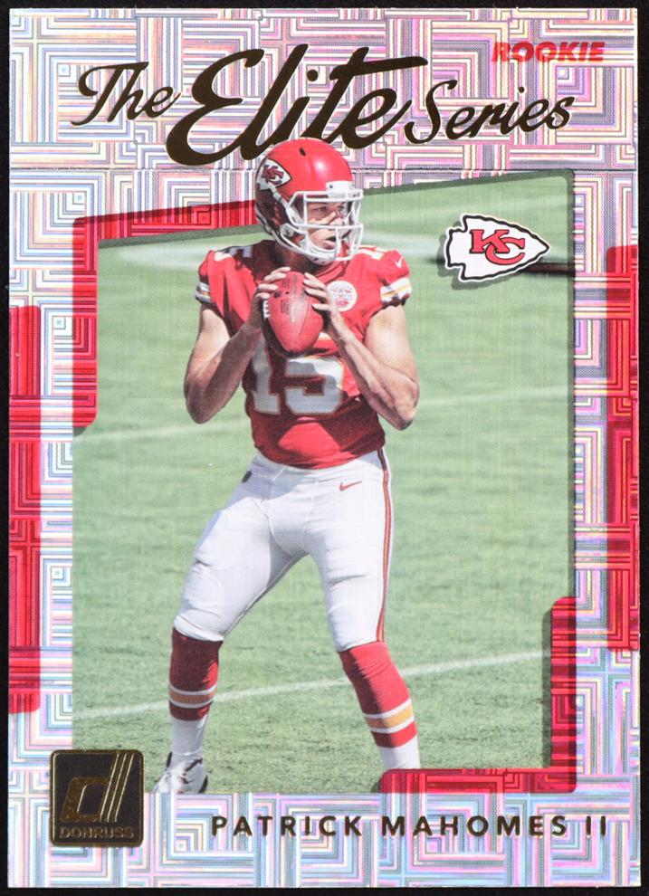 2017 Panini Donruss Optic Rookie Threads Patrick Mahomes II #7 card