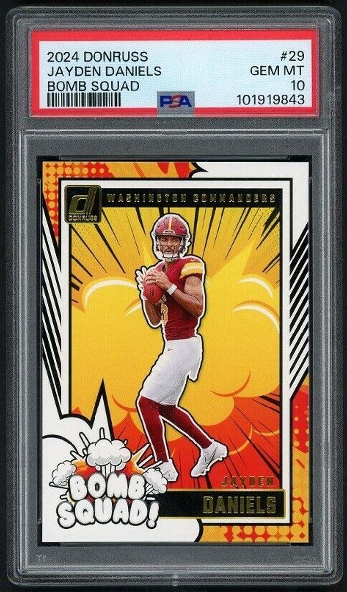 Jayden Daniels 2024 Panini Donruss Bomb Squad Football