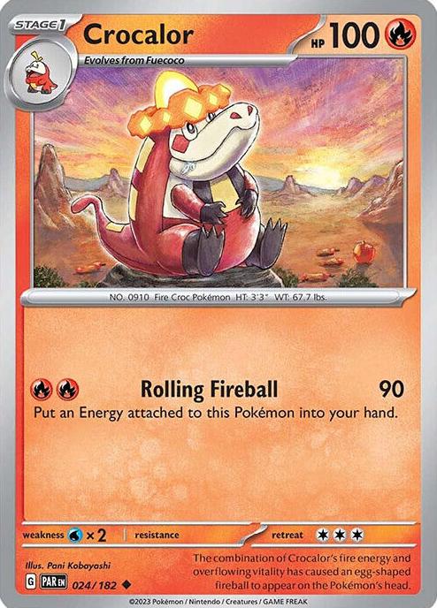 Crocalor 2023 Pokemon Scarlet & Violet Paradox Rift
