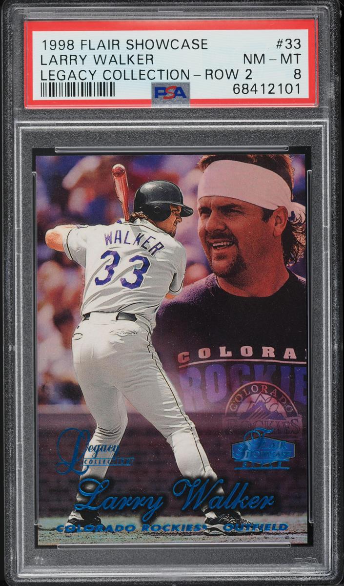 1998 Flair Showcase Baseball Row 2 Larry Walker #33