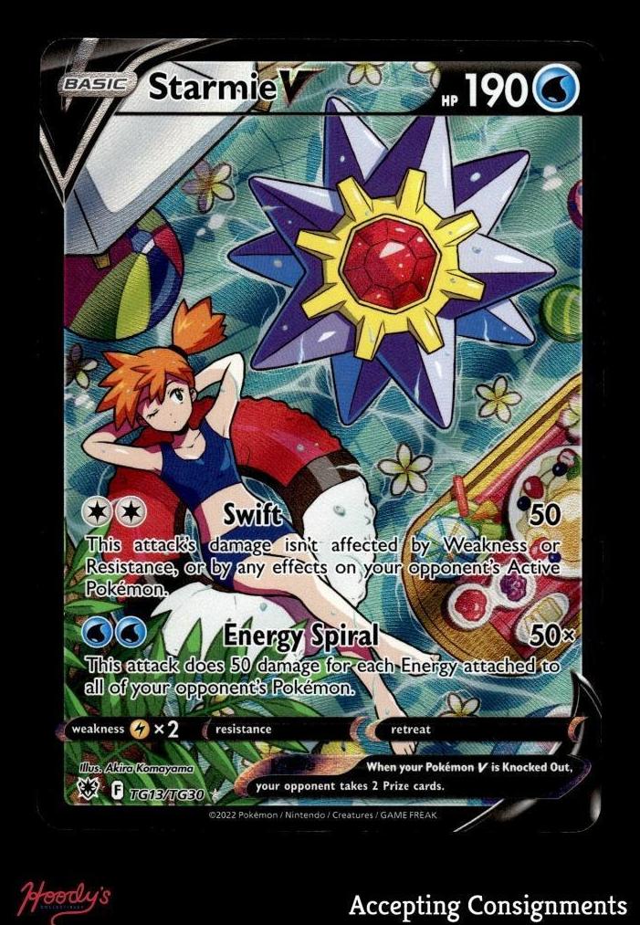 2022 Pokemon Swsh Pa Astral Radiance #TG13 Fa/Starmie V front