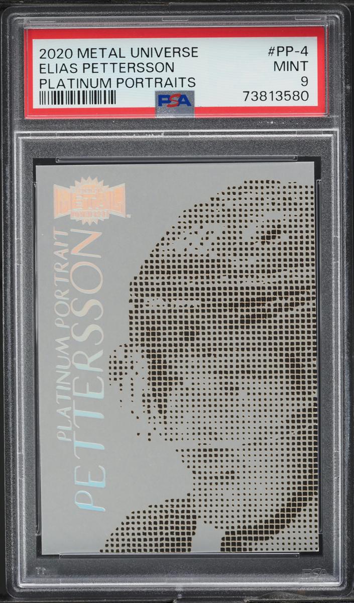 2020 Skybox Metal Universe Elias Pettersson #PP-4 card