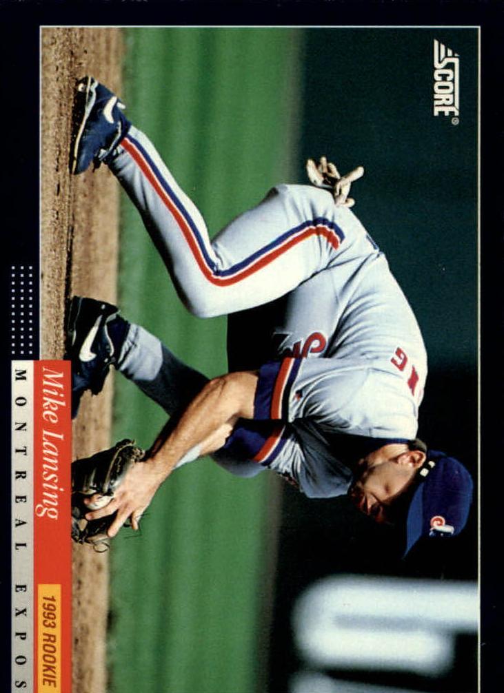 1994 Score Mike Lansing #488 card