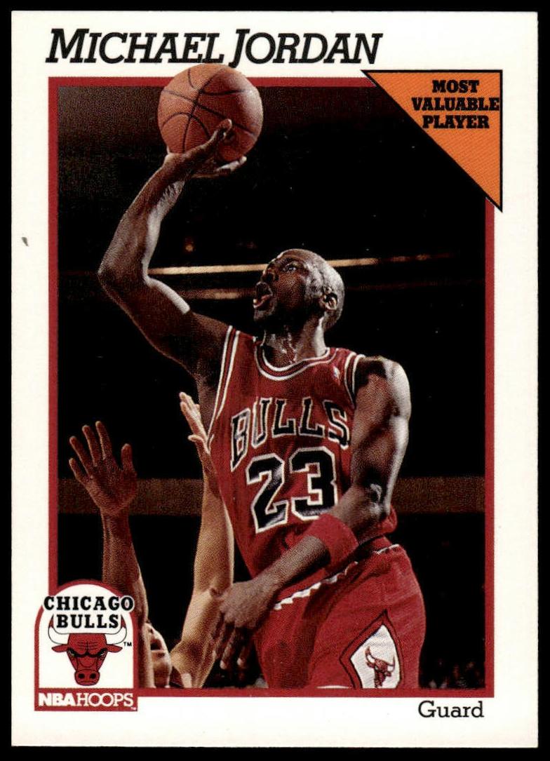 1992 Hoops Superstars Michael Jordan #14 card