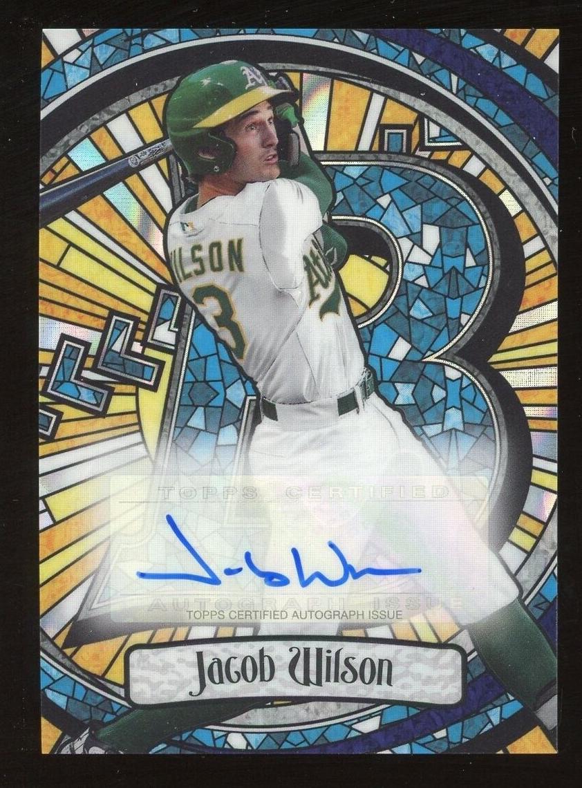 2023 Bowman Draft Chrome Prospect Autographs Jacob Wilson #CDA-JWI card