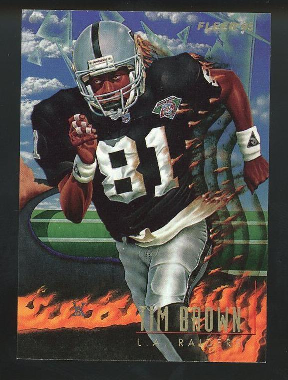 1995 Fleer Tim Brown #6 card