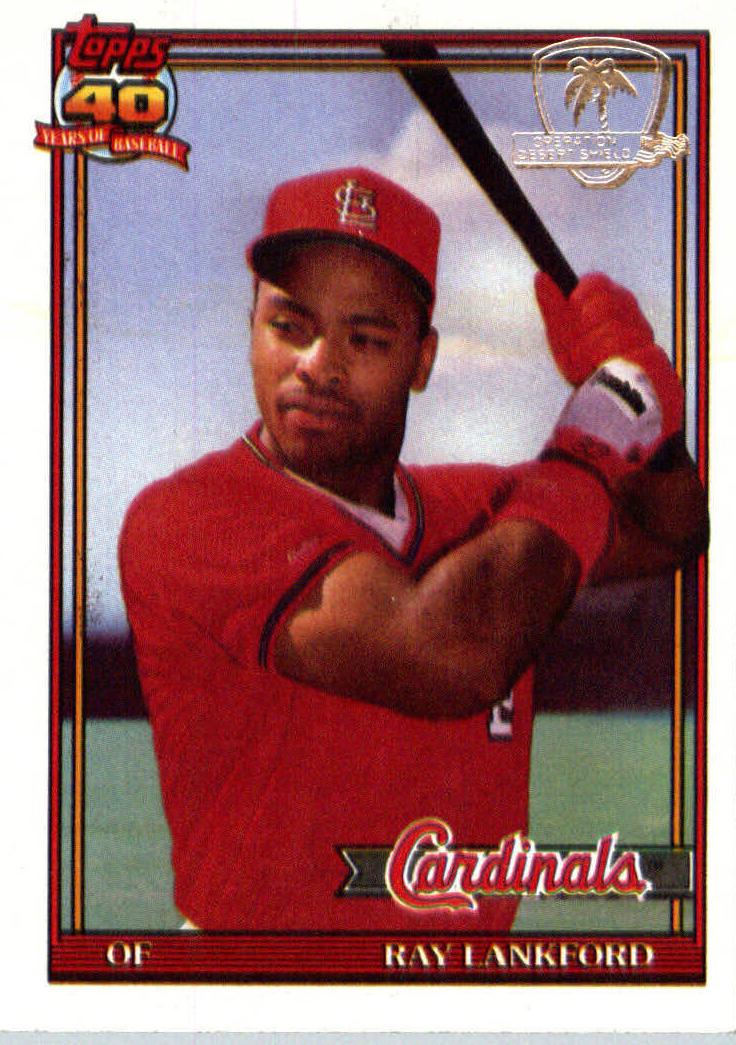 1991 Topps Ray Lankford #682 card
