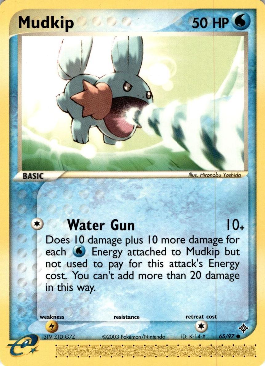 Mudkip 2003 Pokemon EX Dragon