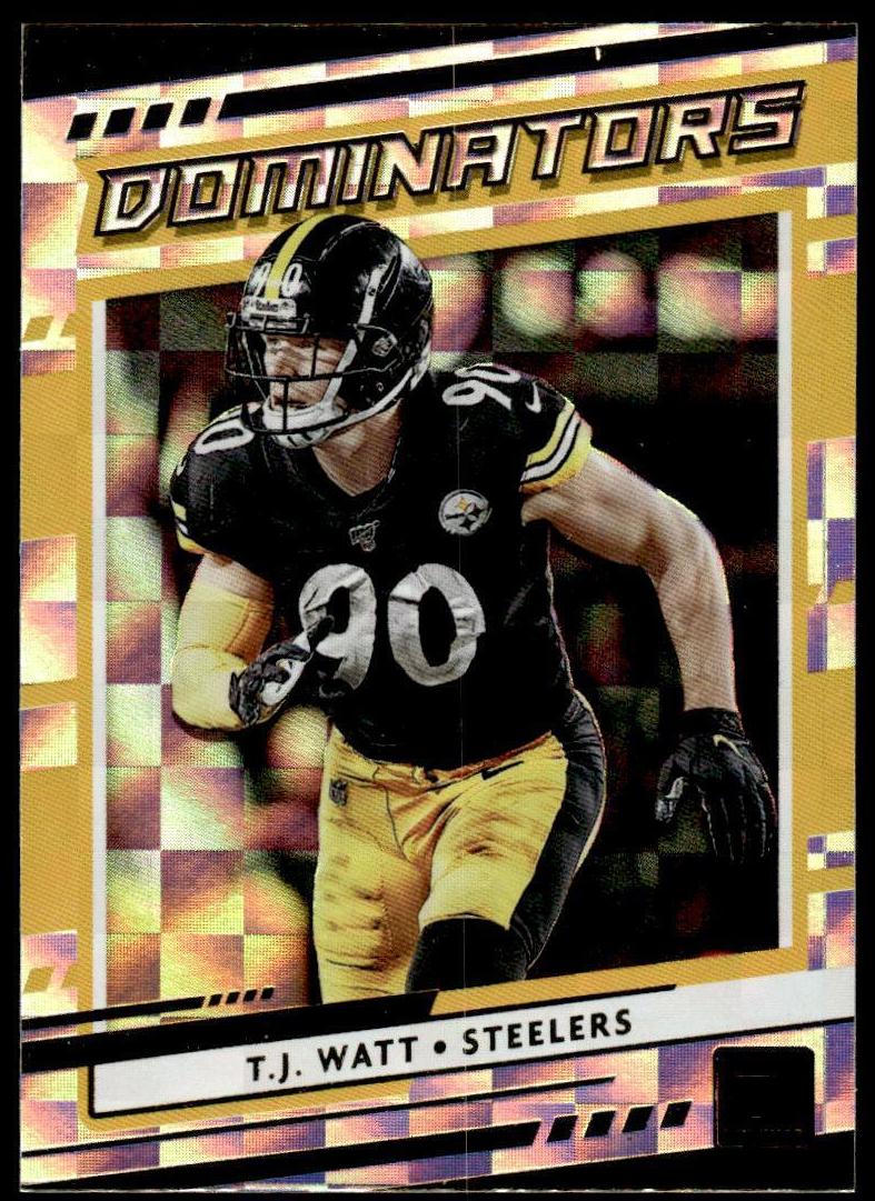 2020 Panini Donruss T.J. Watt #D-TJW card
