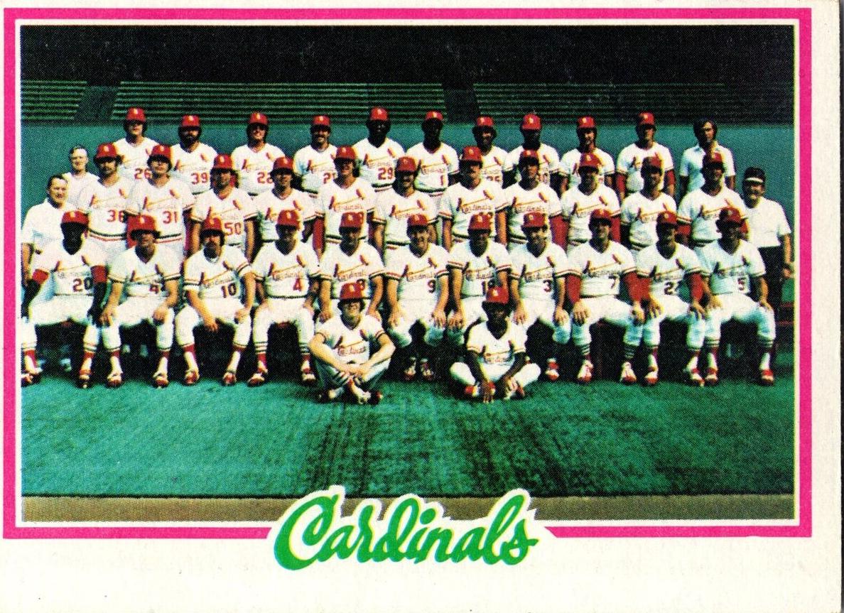 1978 Topps Cardinals Team #479 card