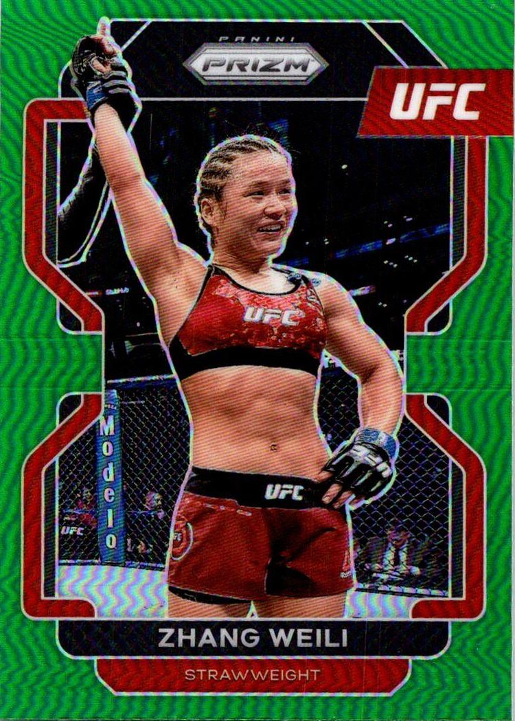 2022 Zhang Weili [Prizms Green] #122