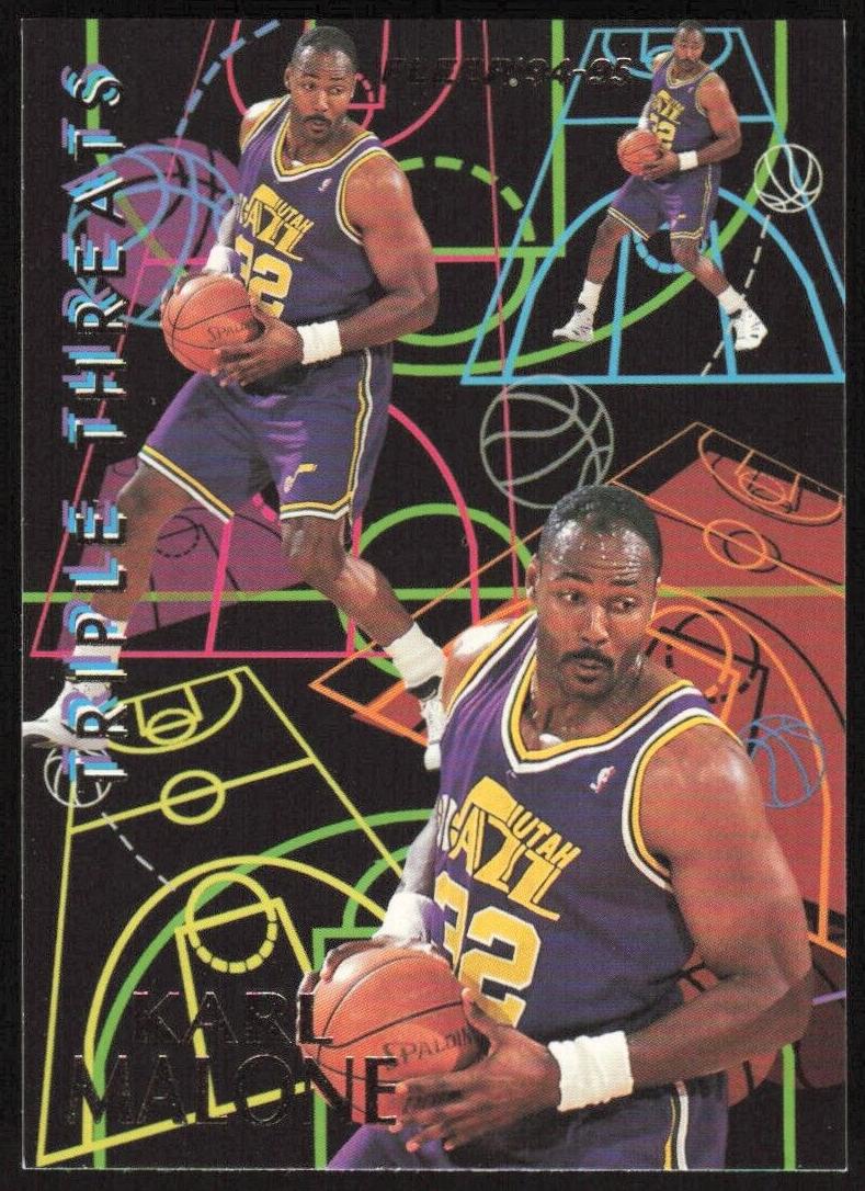 1994 Fleer Karl Malone #4 card