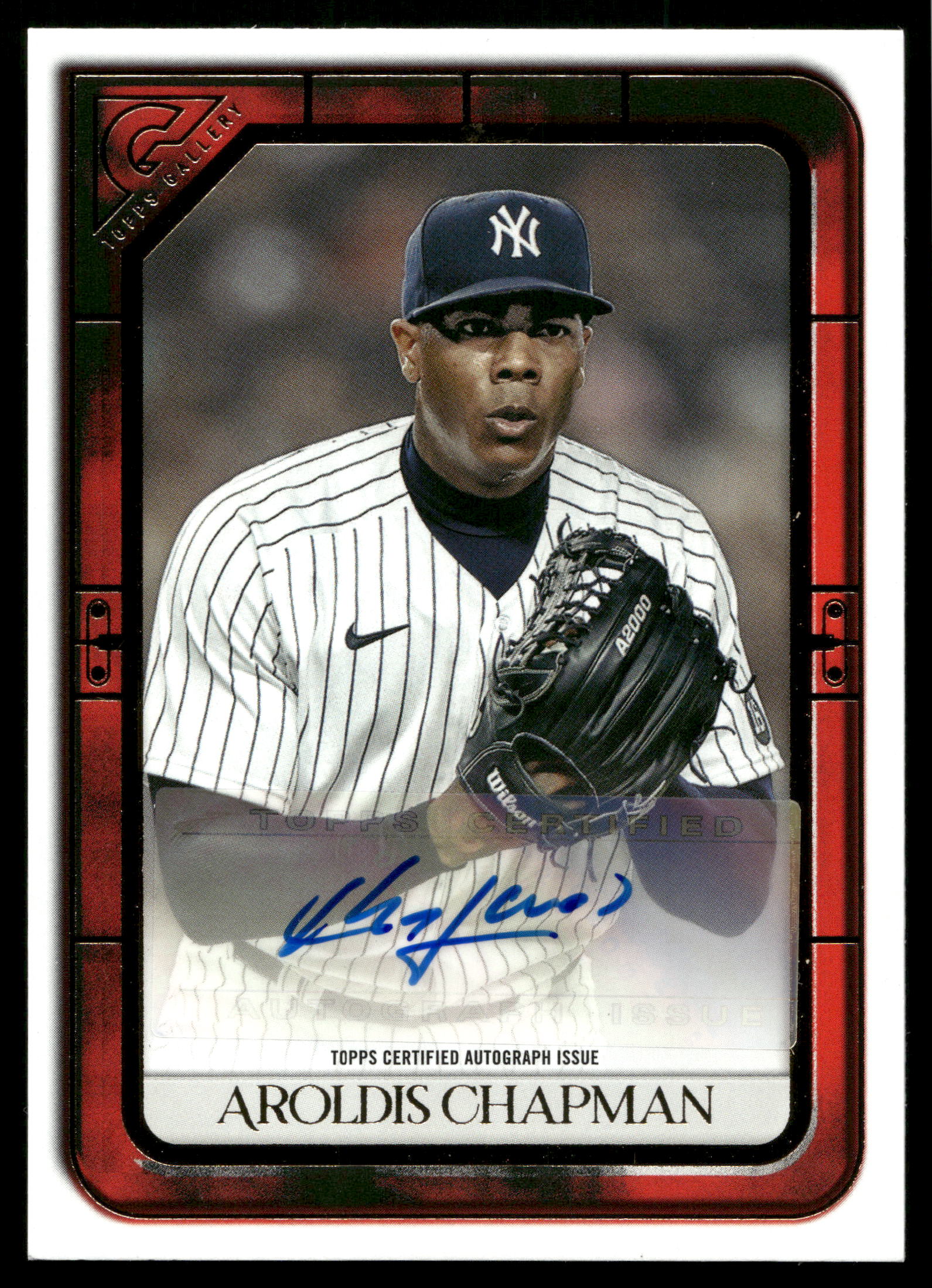 2021 Topps Gallery Baseball Red Aroldis Chapman #VA-AC