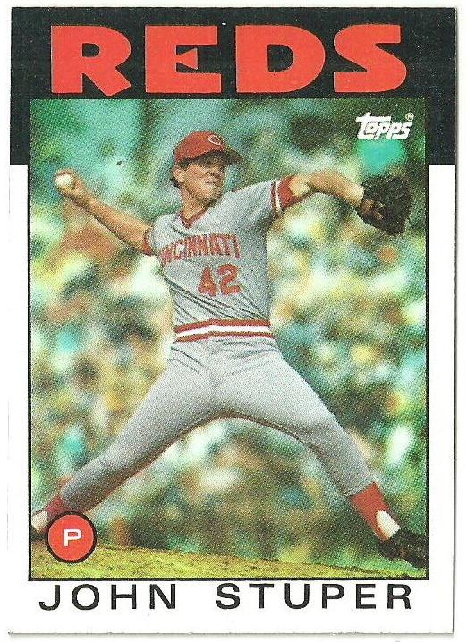 1986 Topps John Stuper #497 card