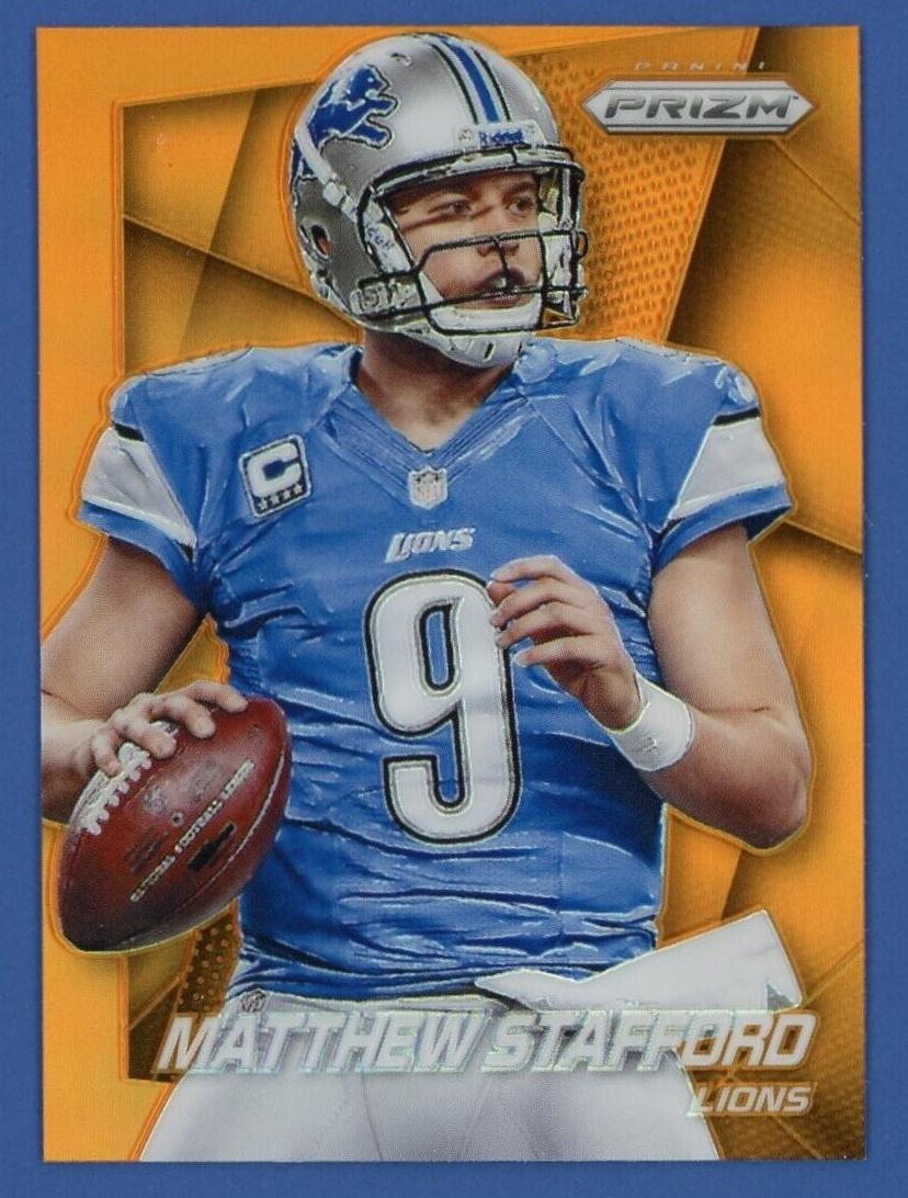 2014 Panini Prizm Matthew Stafford [Orange] #171 card