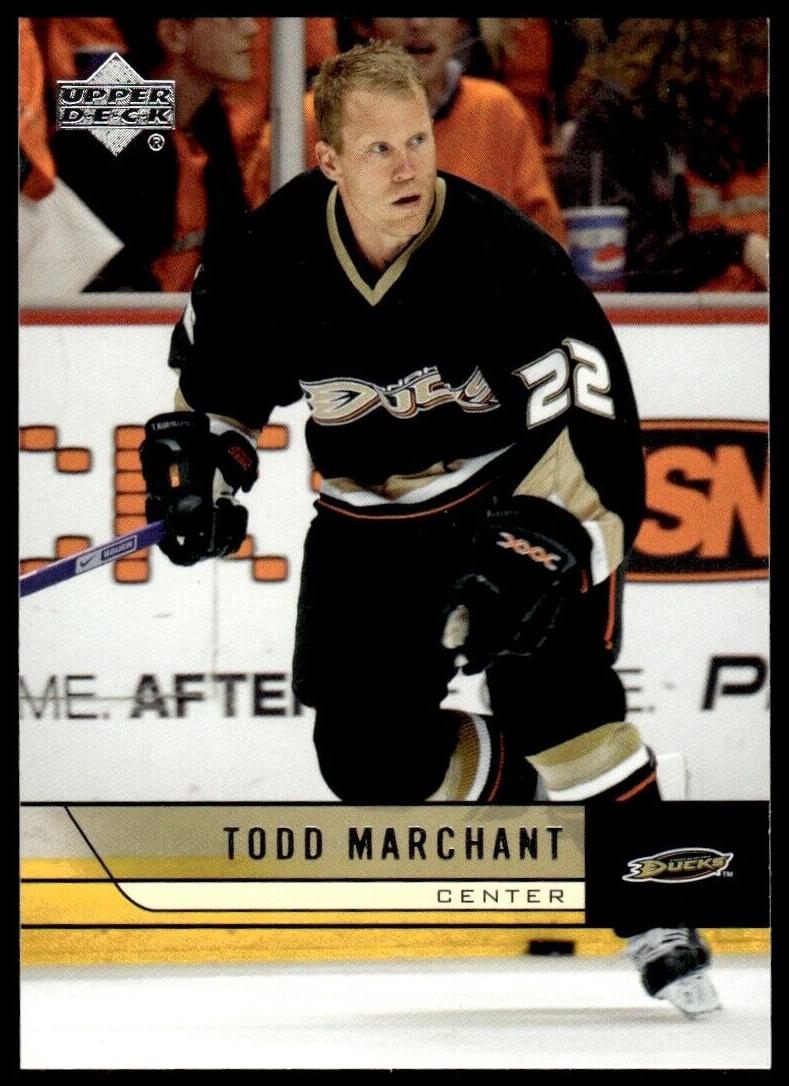 2006 Upper Deck Todd Marchant #256 card