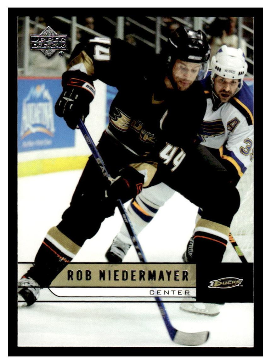 2006 Upper Deck Rob Niedermayer #255 card