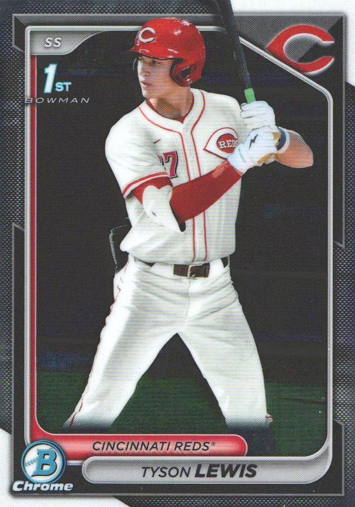 2024 Bowman Draft Chrome Tyson Lewis #BDC-44 card