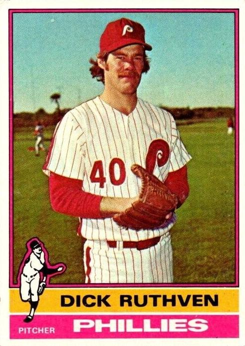 1976 Topps Dick Ruthven #431 card