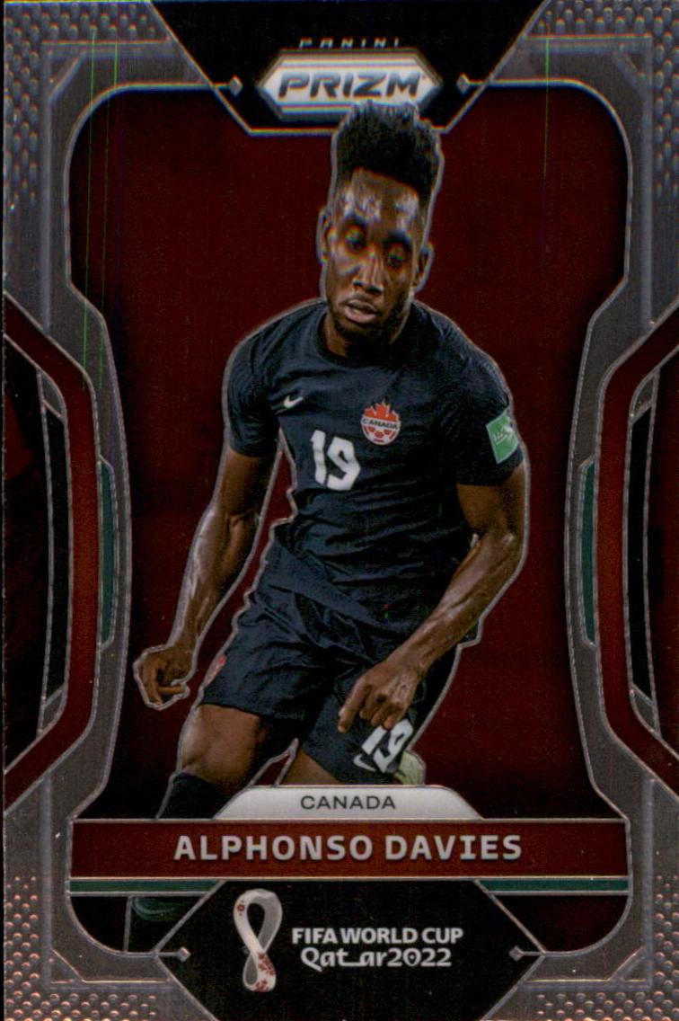 Alphonso Davies 2022 Prizm World Cup Qatar card