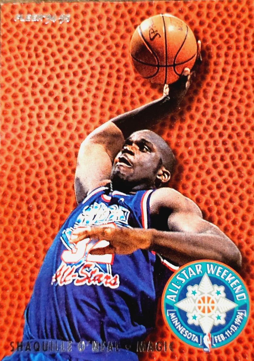 1994 Fleer All Stars Shaquille O'Neal #9 card
