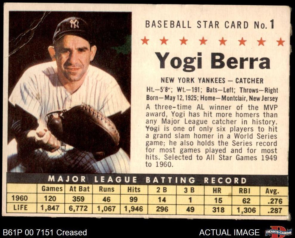 1961 Yogi Berra [Perforated] #1