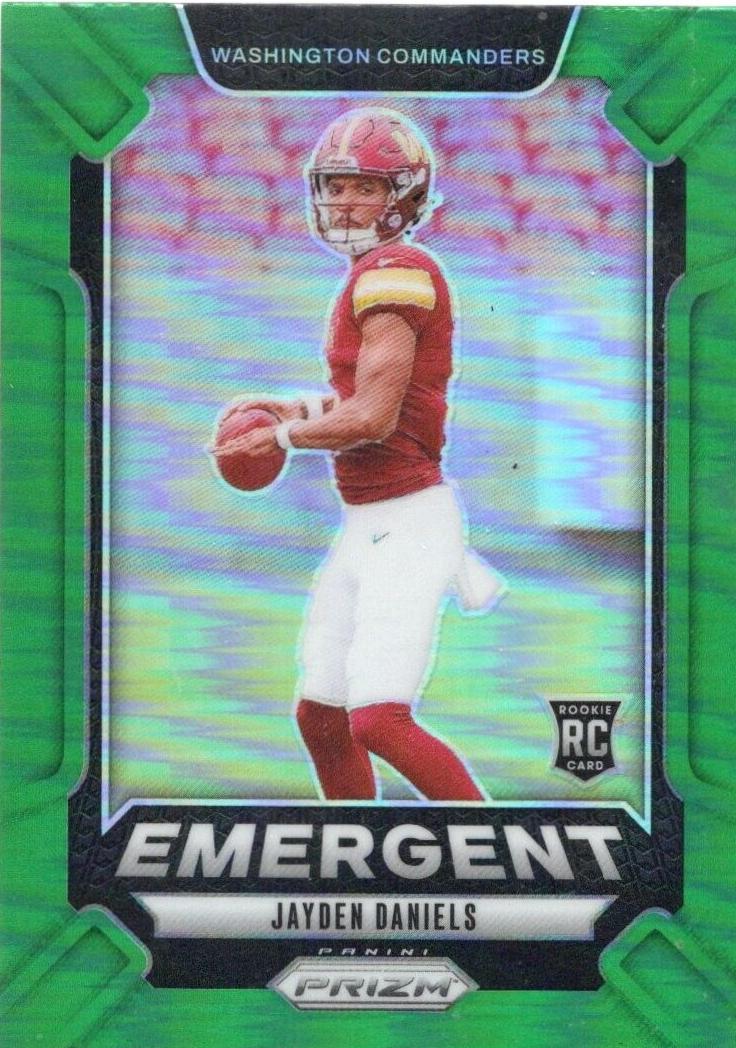 2024 Panini One Color Blast Jayden Daniels #2 card